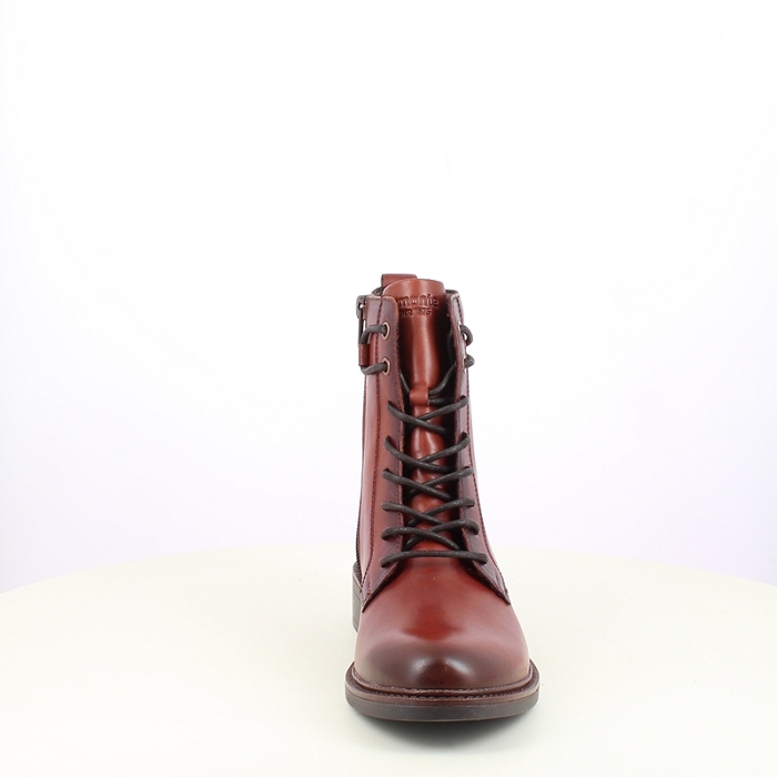 remonte bottine d2w80.24 cuir lisse cognac lacet zip5484101_2