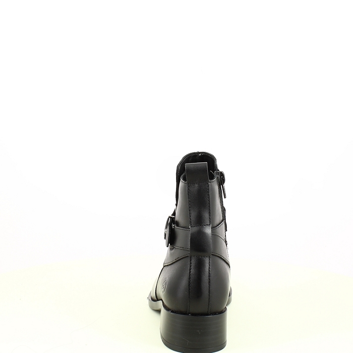 Remonte bottine d3u72.00 cuir lisse noir zip5484301_4