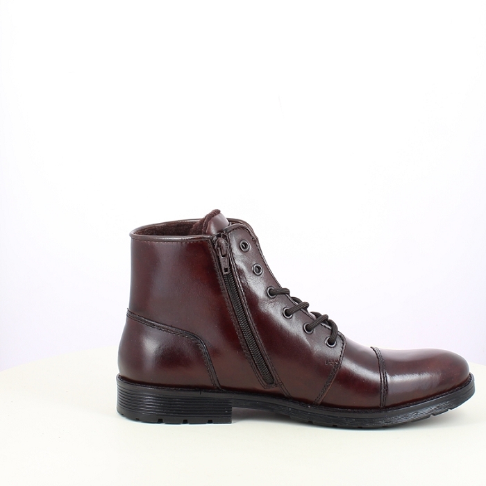 Rieker lacet f4546.25 cuir lisse marron lacet zip5485101_3