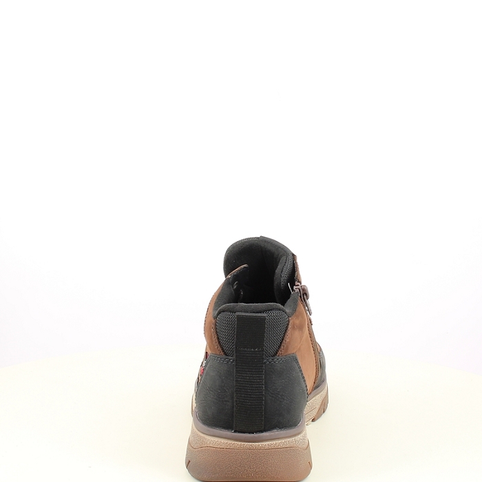Rieker tex b9303.25 cuir lisse marron lacet zip5485401_4