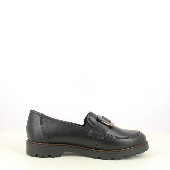Rieker derbies mocassins 45553.00 cuir lisse noir5486101_3