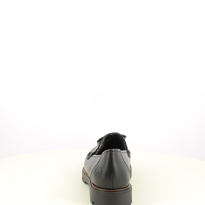 Rieker derbies mocassins 45553.00 cuir lisse noir5486101_4