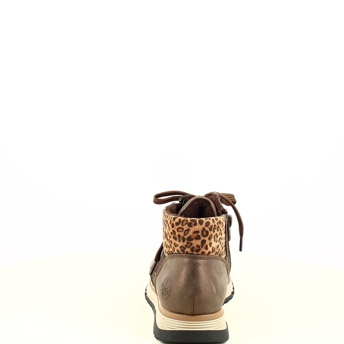 Rieker basket 49040.24 synthetique marron lacet zip5486401_4
