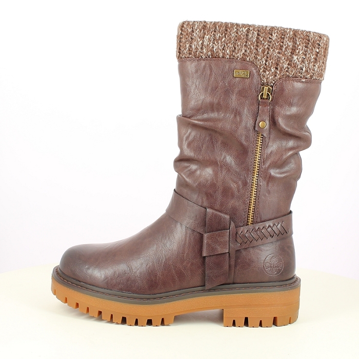 Rieker botte 92984.25 tex marron zip