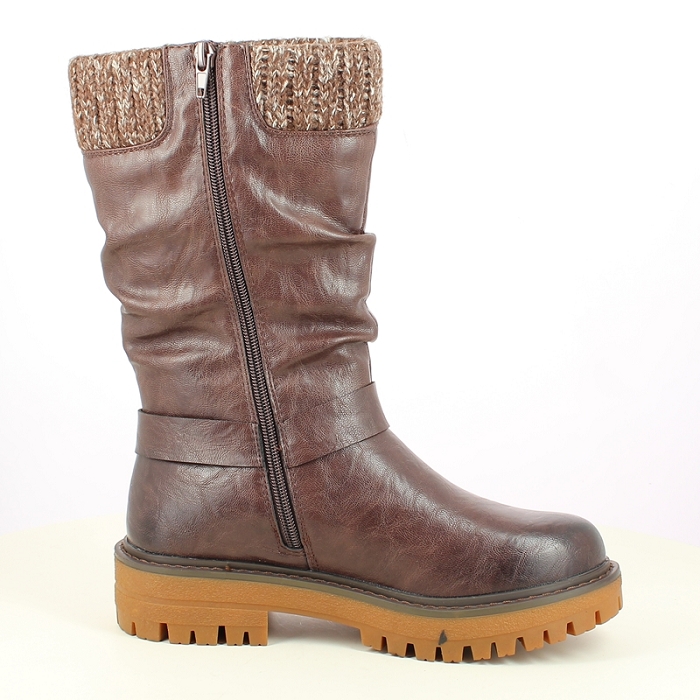 Rieker botte 92984.25 tex marron zip5487101_3