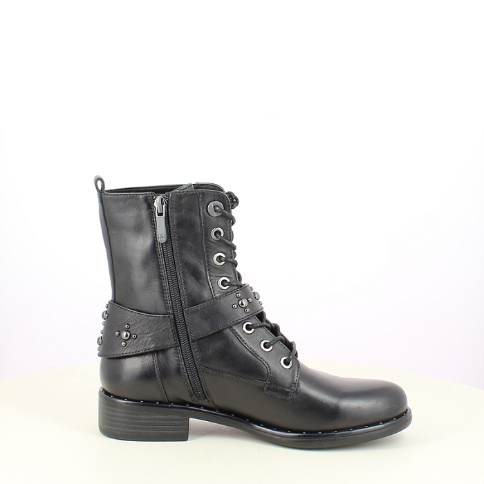Regarde le ciel bottine roxana 51 cuir lisse noir lacet zip7502501_3