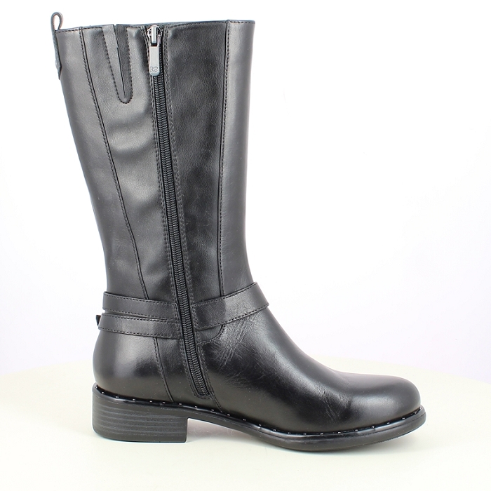 Regarde le ciel mi botte roxana 52 cuir lisse noir lacet zip7502601_3