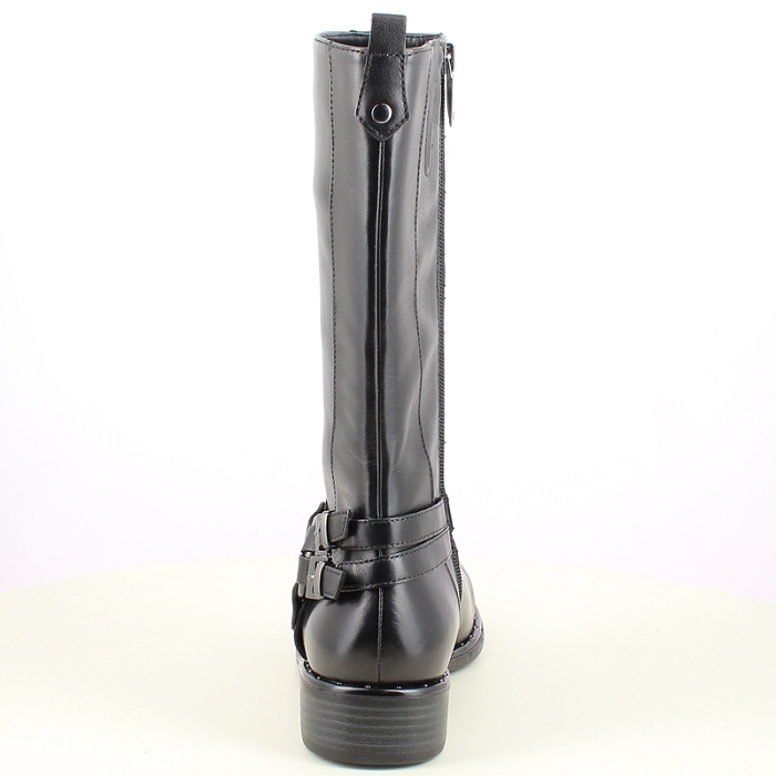 Regarde le ciel mi botte roxana 52 cuir lisse noir lacet zip7502601_4