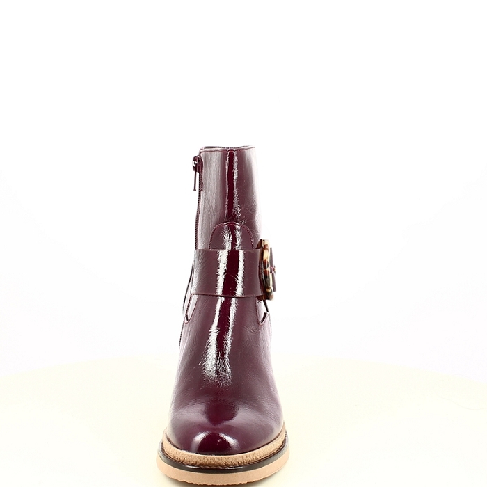 Softwaves bottine 9.26.09 vernis bordeaux zip7503501_2