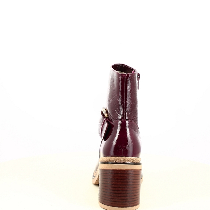 Softwaves bottine 9.26.09 vernis bordeaux zip7503501_4
