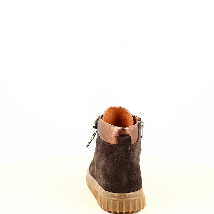 K.mary basket epalpe cuir velours marron lacet7503901_4