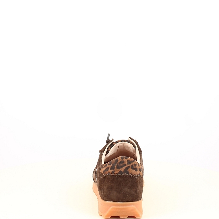 Cafe noir basket db6100 cuir velours marron lacet7504101_4
