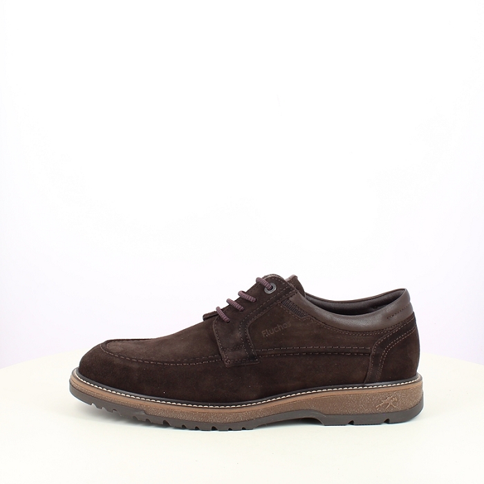 Fluchos lacet f2320 cuir velours marron