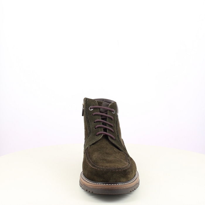 Fluchos lacet f2325 cuir velours kaki lacet zip7504901_2