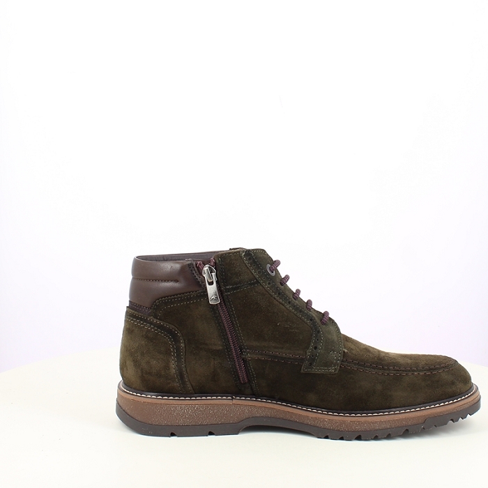 Fluchos lacet f2325 cuir velours kaki lacet zip7504901_3