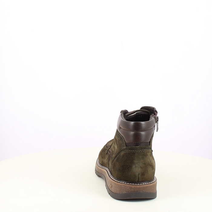 Fluchos lacet f2325 cuir velours kaki lacet zip7504901_4