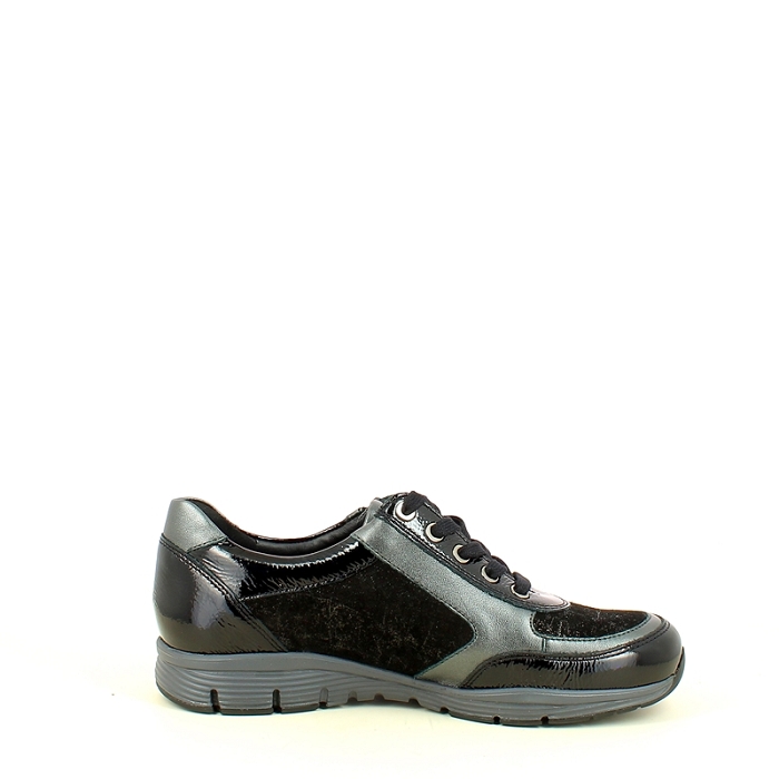 Mephisto basket ylona cuir lisse noir lacet zip7505101_3