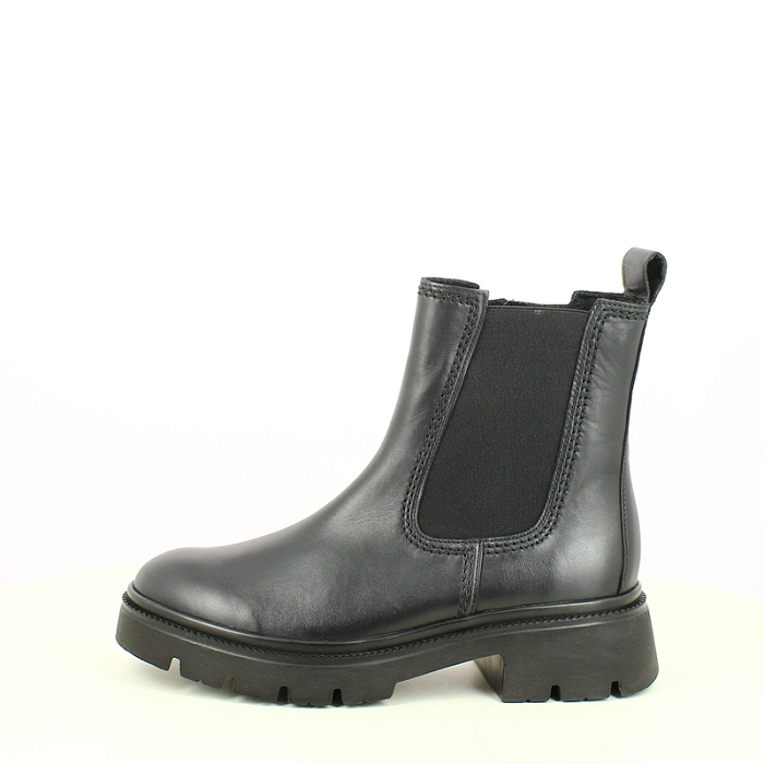 Gabor bottine 8021.01.005 cuir lisse noir zip
