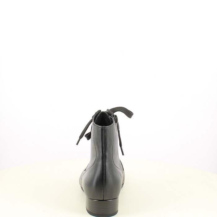 Gabor bottine 8031.04.001 cuir lisse noir lacet zip7506301_4