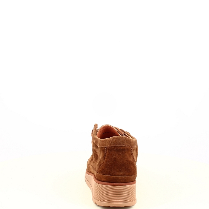 Fugitive derbies mocassins kelvine cuir velours camel lacet zip7508201_4