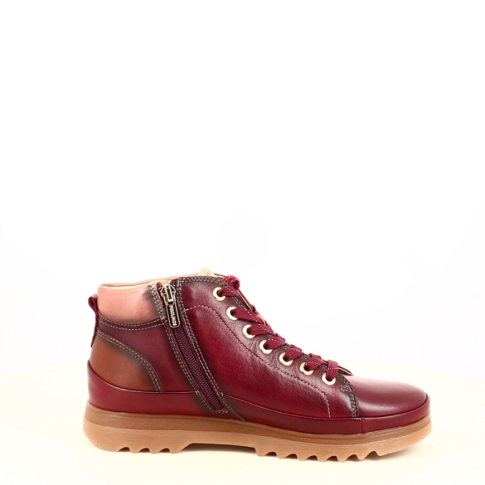 Pikolinos basket vigo w3w 8825c1 cuir lisse bordeaux lacet zip7508601_3
