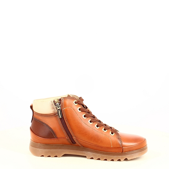 Pikolinos basket vigo w3w 8825c1 cuir lisse cognac lacet zip7508602_3
