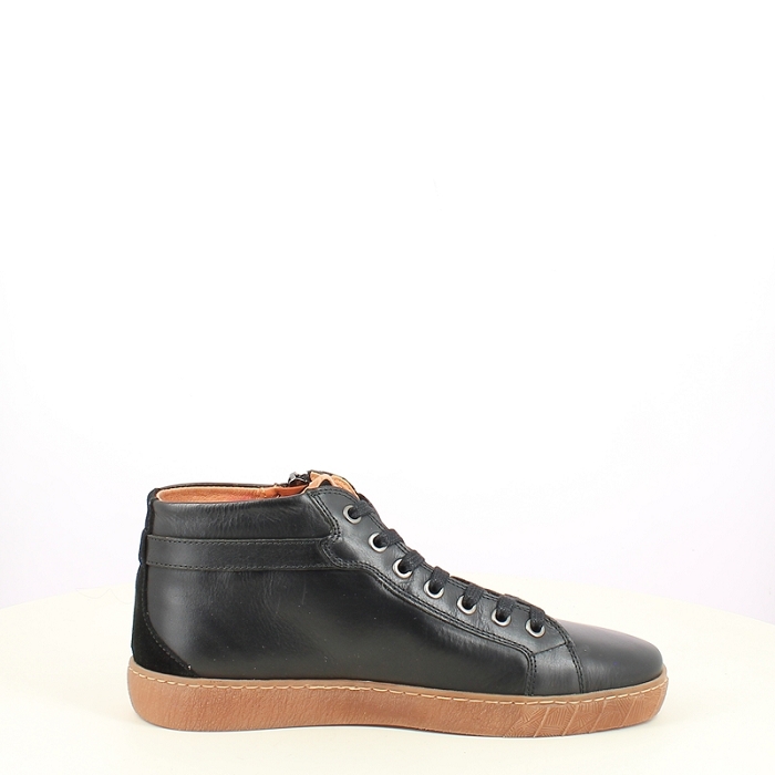 Pikolinos basket lanzarote w7b 8868c cuir lisse noir lacet zip7508701_3