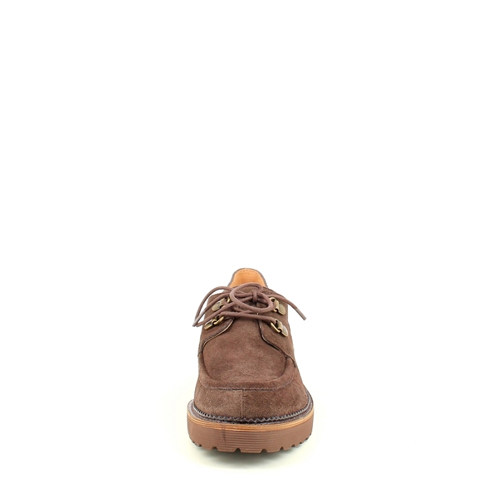 karston derbies mocassins coreo cuir velours marron lacet7509101_2
