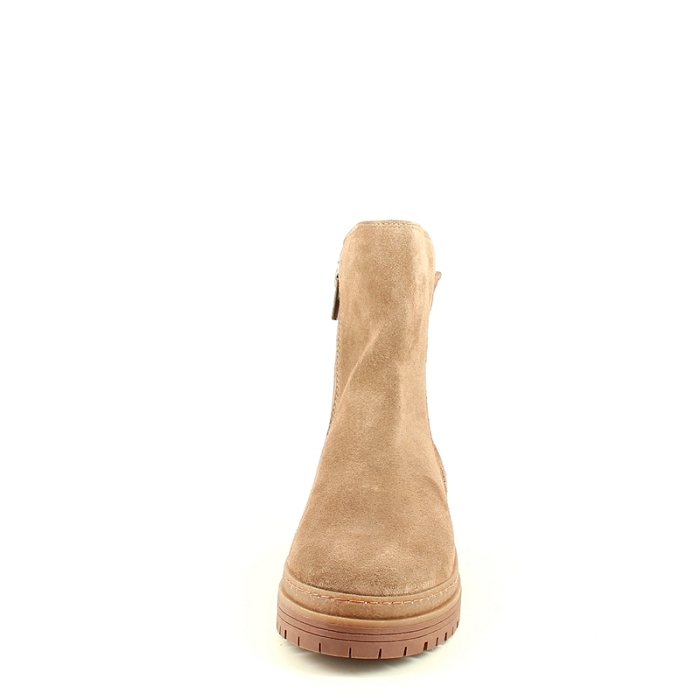 Karston bottine vale cuir velours taupe zip7509701_2