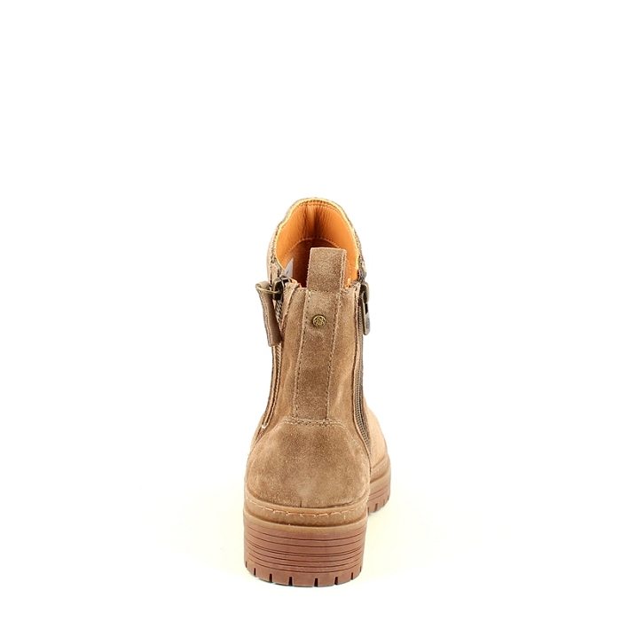Karston bottine vale cuir velours taupe zip7509701_4