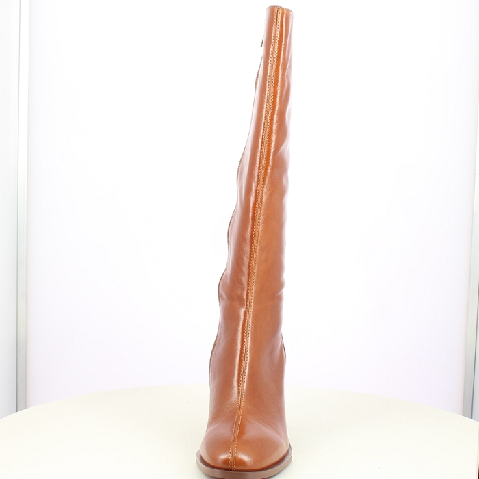 Karston botte vicenza cuir lisse cognac zip7509801_2