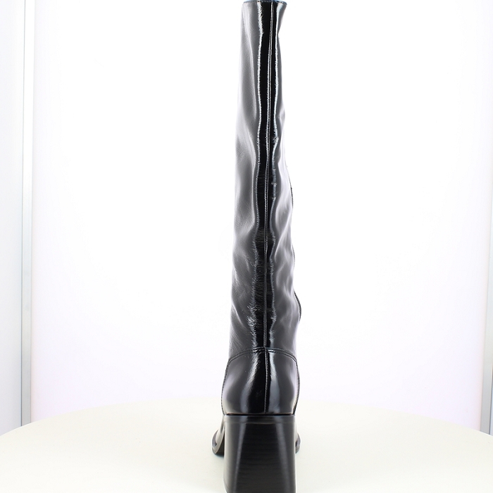 Karston botte vicenza cuir lisse noir zip7509802_4