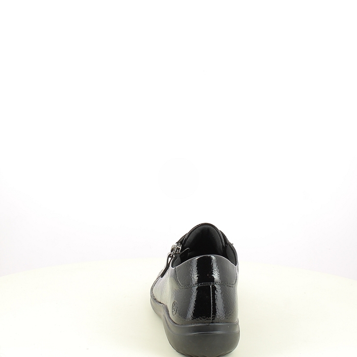 Remonte basket d1e03.01 vernis noir lacet zip7511001_4