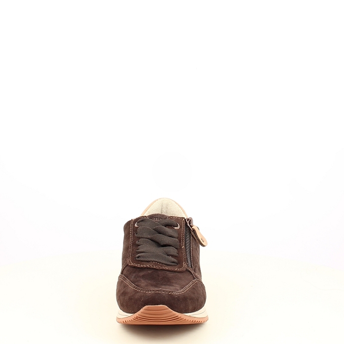 Remonte basket d0h19 cuir velours marron lacet zip7511301_2