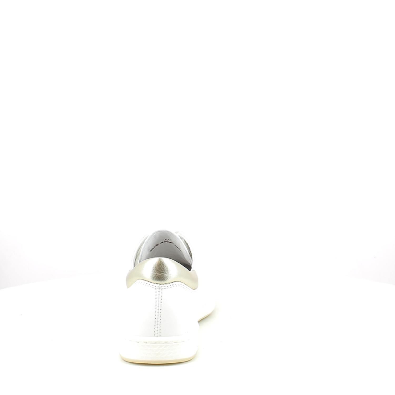 Remy Chausseur Pataugas basket jayo blanc cuir lisse blanc lacet femme